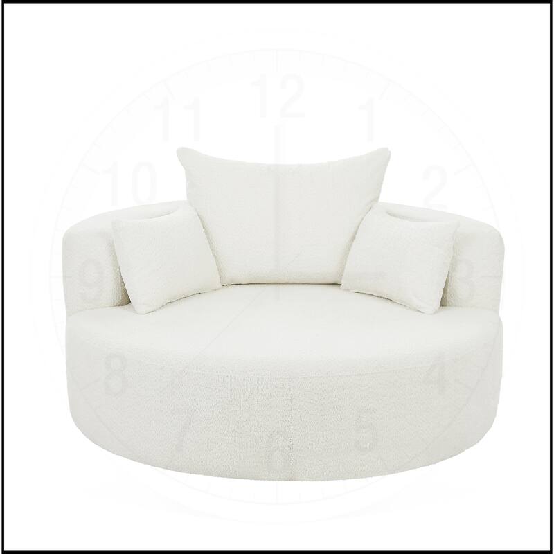 360 Degree Swivel Chair with 3 Removable Pillows