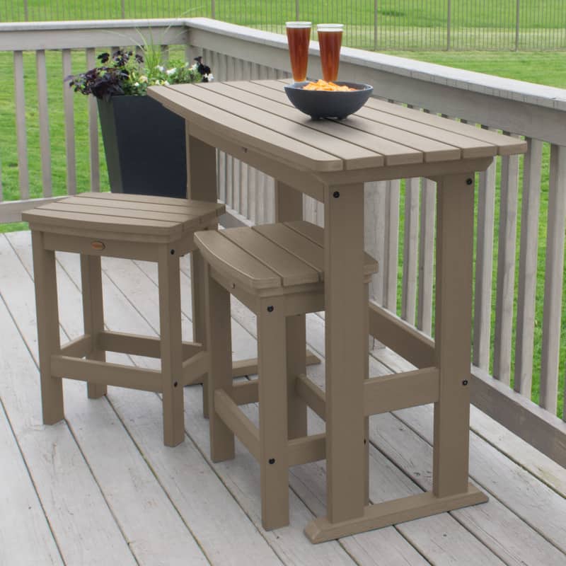 HIGHWOOD Lehigh 3-Piece Counter Height Balcony Set