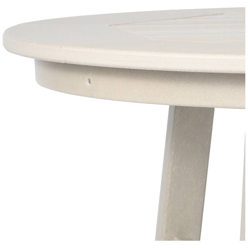 Polytrends Laguna Hdpe All Weather Outdoor Patio 35" Round Counter Table
