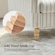 preview thumbnail 28 of 62, HULALA HOME Adika 51"W Farmhouse Striped Linen Upholstered Loveseat with Solid Wood Spindle Legs