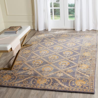 SAFAVIEH Handmade Bella Berit Modern Floral Wool Rug