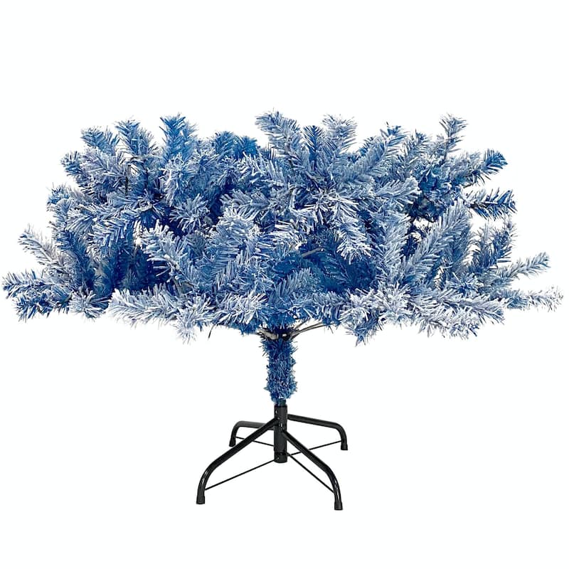 6FT Pre-Lit Snow-Flocked Christmas Tree with 750 Branch Tips