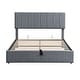 preview thumbnail 29 of 52, Merax Upholstered Platform Bed with a Hydraulic Storage System