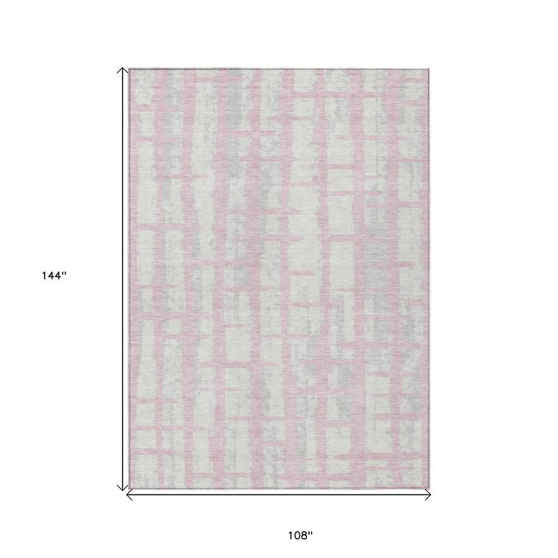 HomeRoots Striped Transitional Rectangle Outdoor Rug