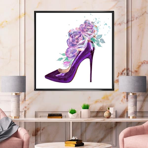 Rongrong DeVoe Canvas Art Picture - Christian Louboutin Classic Heels ( Fashion > Shoes > High Heels art) - 26x26 in