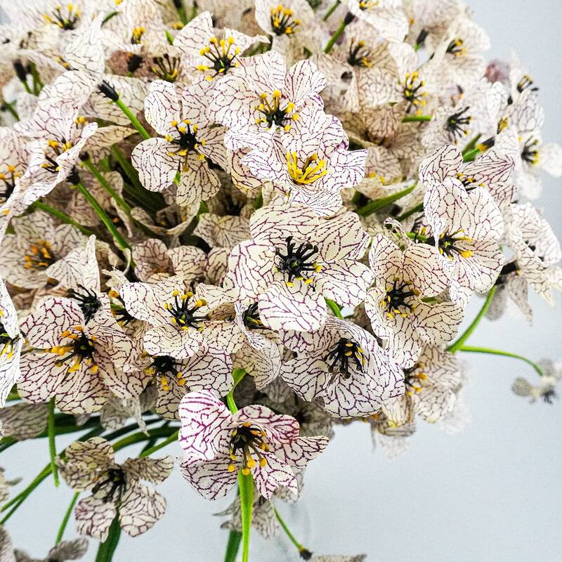 72 Bundles Outdoor Artificial Flowers UV Resistant Outdoor Fake Flowers No Fade Faux Plastic Plants