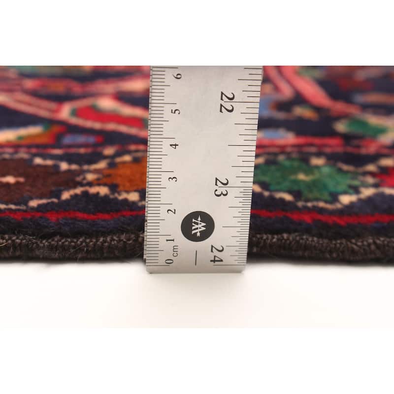 ECARPETGALLERY Hand-knotted Teimani Red Wool Rug - 3'6 x 6'9
