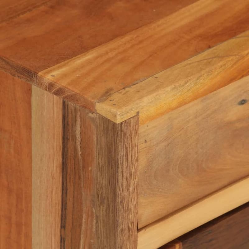 vidaXL Bedside Cabinet 15.7"x11.8"x19.7" Solid Reclaimed Wood