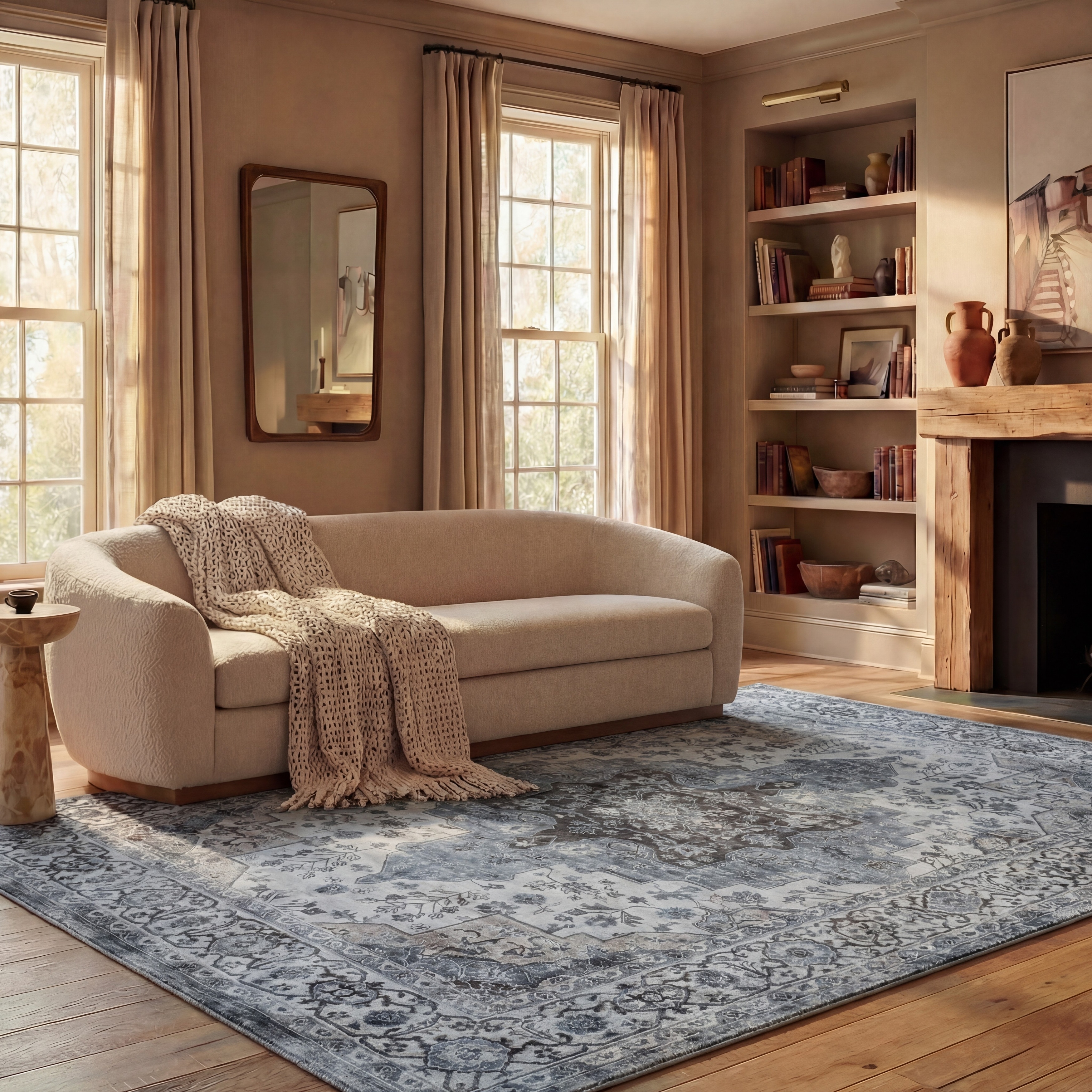 SAFAVIEH Arizona Anuja Vintage Machine Washable Rug