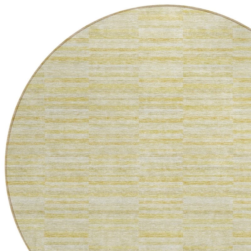 HomeRoots Striped Transitional Rectangle Outdoor Rug