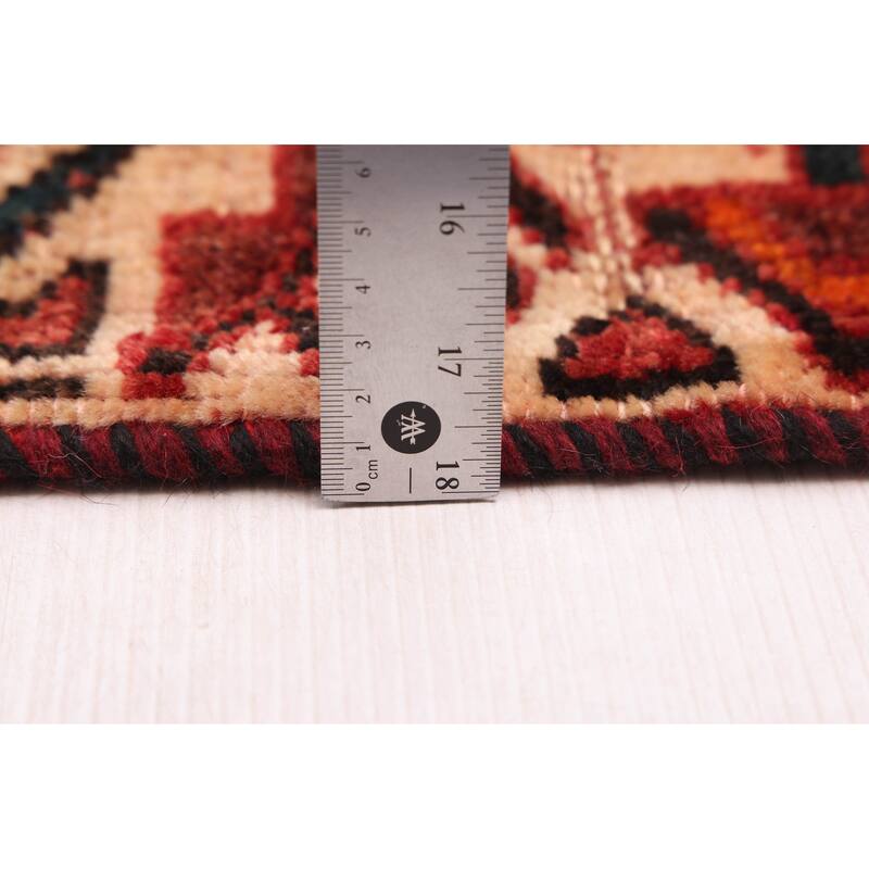 ECARPETGALLERY Hand-knotted Melis Vintage Red Wool Rug - 5'3 x 7'7