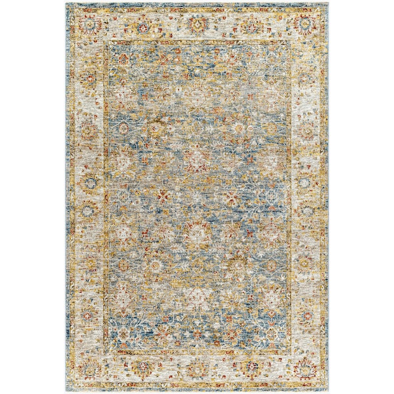 Livabliss Transitional Mona Lisa Medallion Area Rug