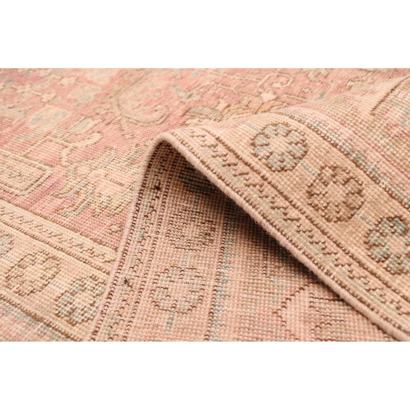 ECARPETGALLERY Hand-knotted Antalya Vintage Dark Copper Wool Rug - 9'10 x 12'10