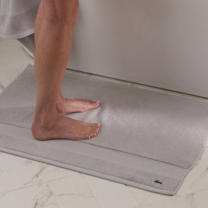 Lacoste Heritage Supima Cotton Bath Mat