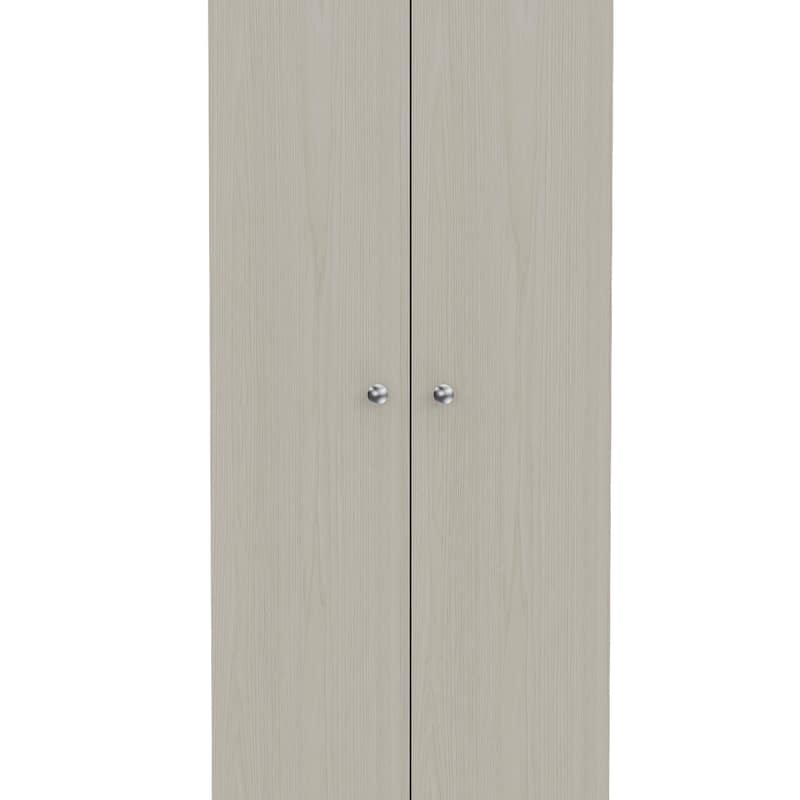 Virginia Double Door Storage Cabinet, Five Shelves