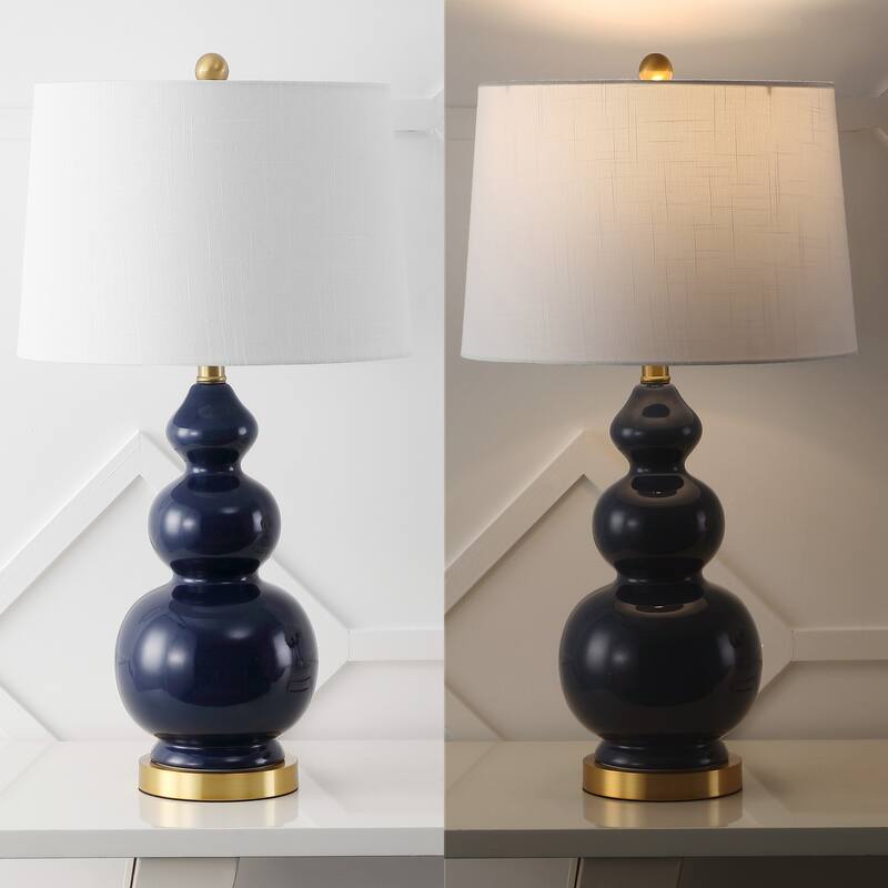 Arthur 27.5" Ceramic LED Table Lamp, Coral by JONATHAN Y