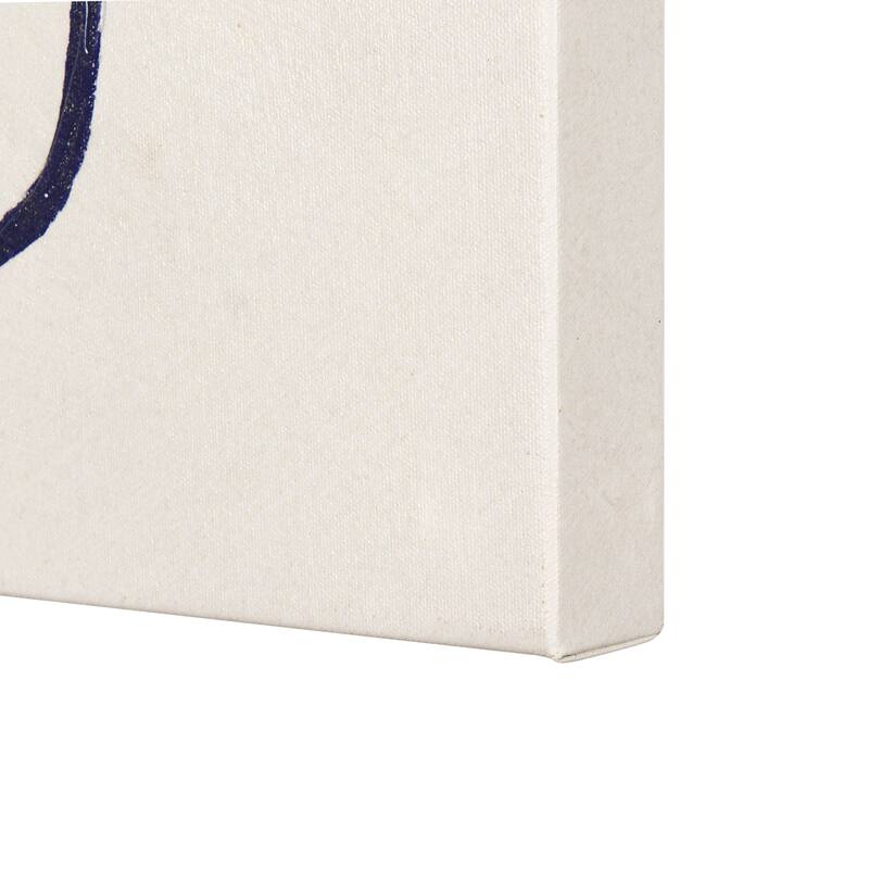 Sapphire Vase I (30 x 60) Canvas Art Print