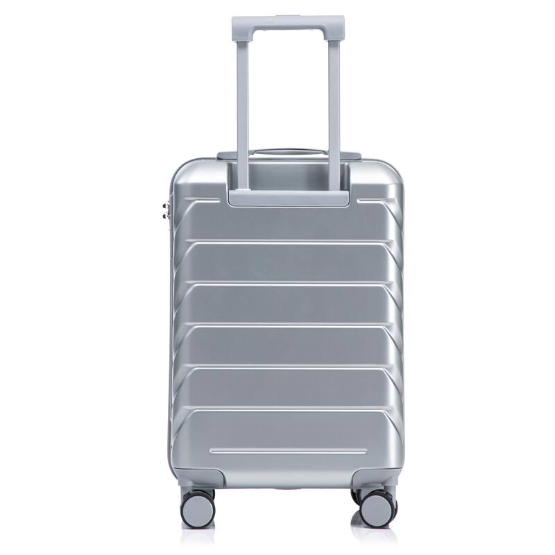 20 Inch ABS Hard Shell Travel Checked Luggage, Scratch Resistant Surface Four Multi-Directional Wheels, With Combination Lock