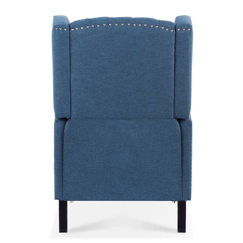 Christopher Knight Home Upholstered Wing Back Push Recliner Chair