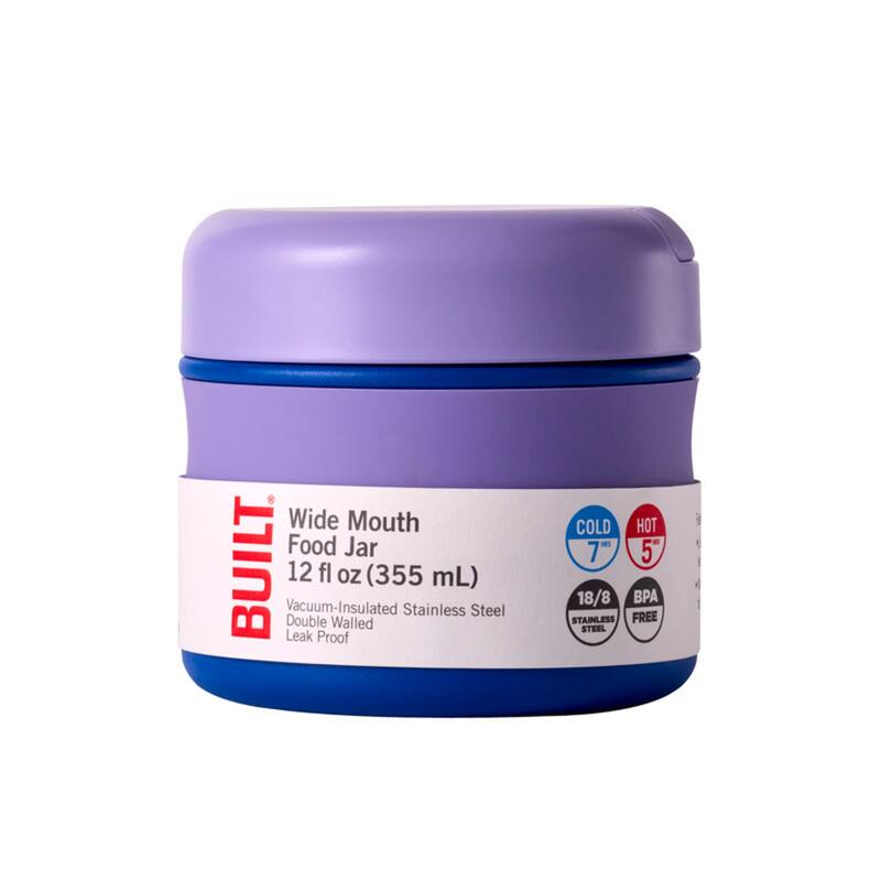 Built 12 oz Wide Mouth Food Jar - 12 oz - Purple