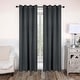 preview thumbnail 84 of 129, Superior Solid Machine Washable Room Darkening Grommet Curtains, Set of 2 52" x 72" - Grey