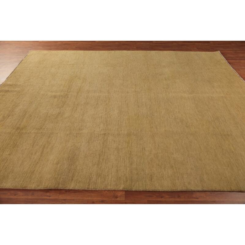 Gabbeh Oriental Area Rug Hand-Knotted Tribal Wool Carpet - 7'11" x 9'9"