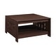 preview thumbnail 9 of 14, 31.5 in. Square Wood Coffee Table