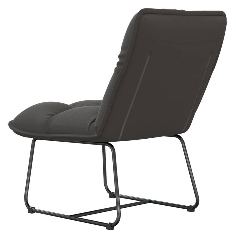 vidaXL Lounge Chair Padded Lounge Seat Accent Chair with Metal Frame Velvet