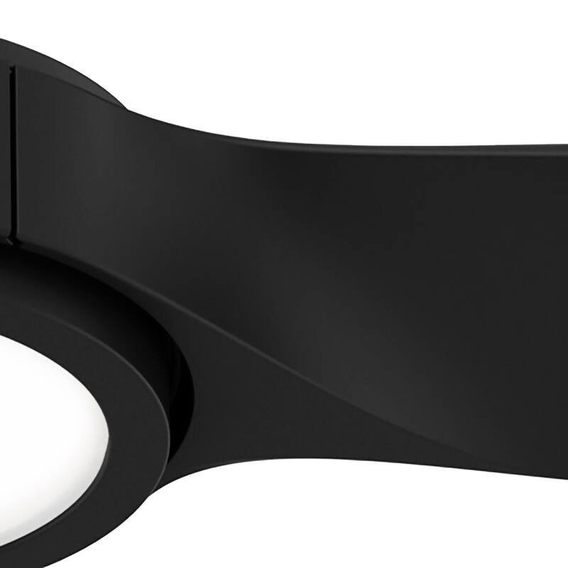 Hunter Zentech Wi-Fi ENERGY STAR Damp Rated Ceiling Fan w/ LED Light and Handheld Remote - Modern & Contemporary - SMART FAN!