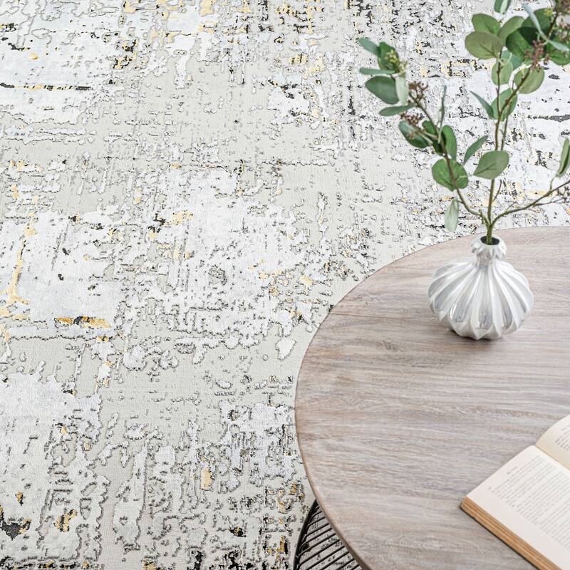 Antiquity Industrial Abstract Indoor Area Rug