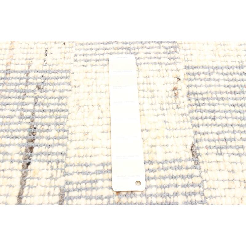 ECARPETGALLERY Braid weave Sienna Cream Wool Rug - 5'2 x 7'7