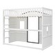 preview thumbnail 10 of 26, Twin Size Loft Bed with Ladder and Solid Pine Wood Frame