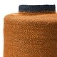 preview thumbnail 9 of 8, Hand-Woven Seagrass Basket, Orange & Navy