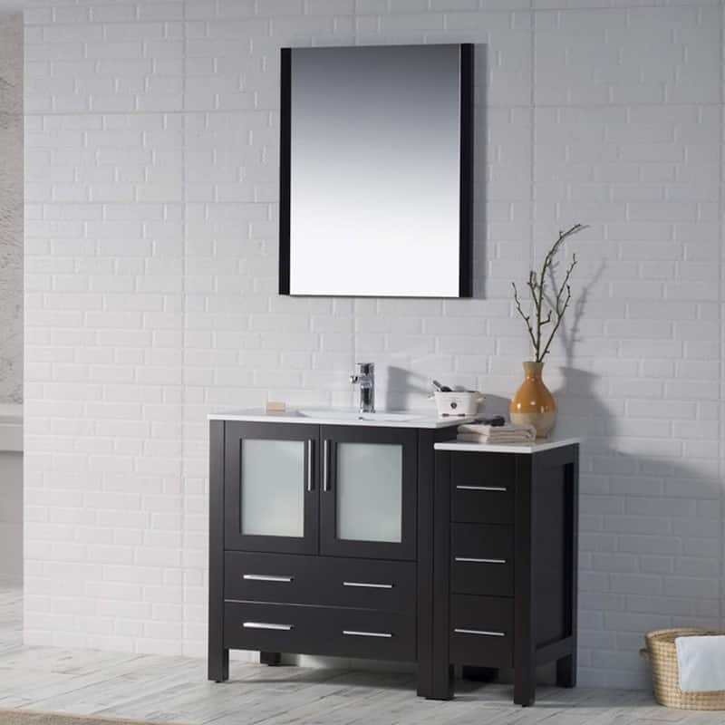 Blossom Sydney 42 Inch Solid Wood Bathroom Vanity with Sink & Cabinet