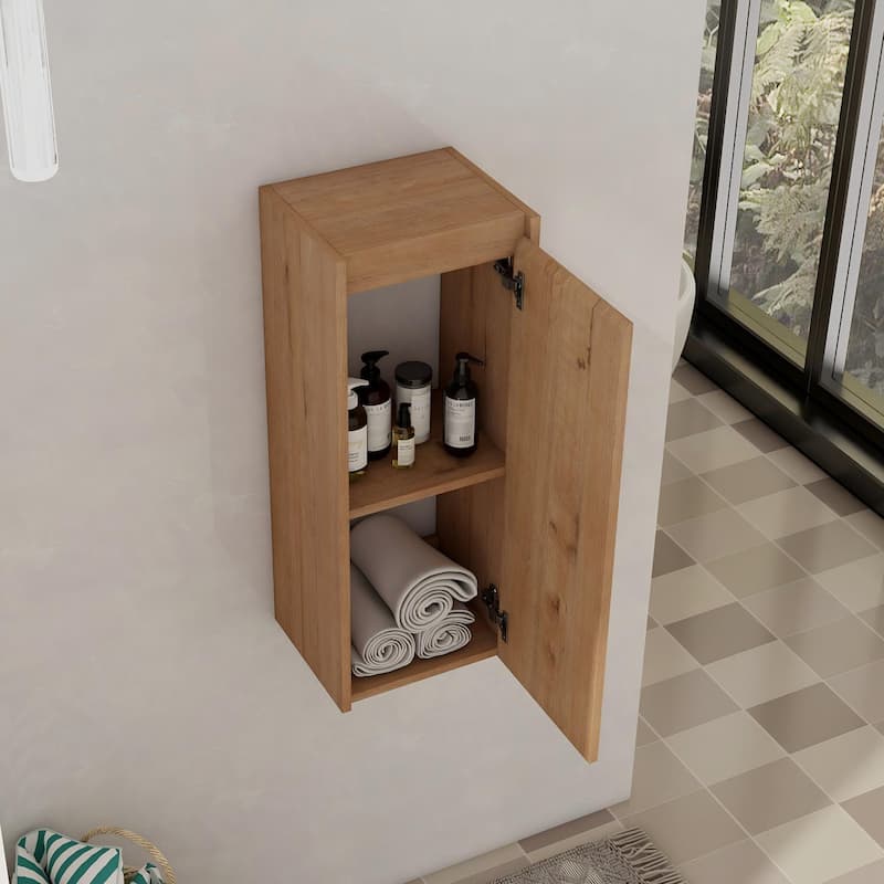 Malwee 12"/36" Bathroom Cabinet Wall Mounted Storage, Bathroom Medicine Cabinet with Soft Close Door and Shelf Over The Toilet - 11.8"×9.8"×29.5"