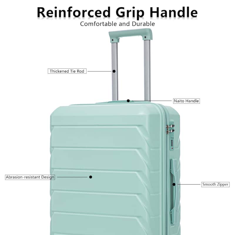 Three pcs/set in ABS Spinner Wheel Luggage