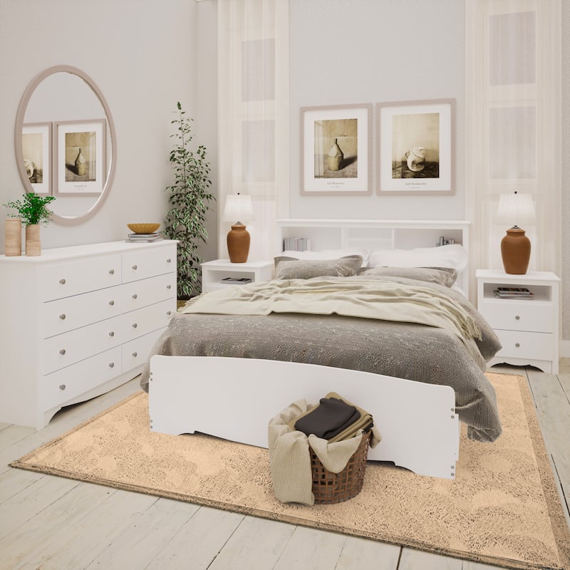 Prepac Sonoma 8 Drawer Double Dresser for Bedroom, Wide Chest of Drawers, Traditional Bedroom Furniture