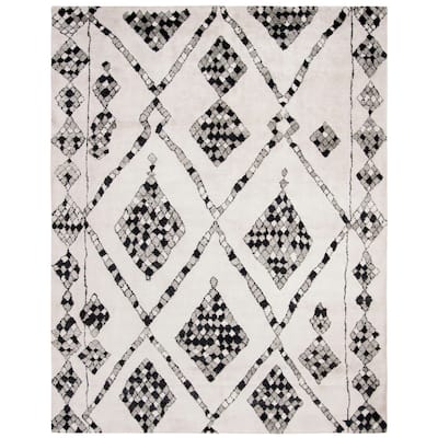 SAFAVIEH Couture Handmade Moroccan Oshra Modern Viscose Rug