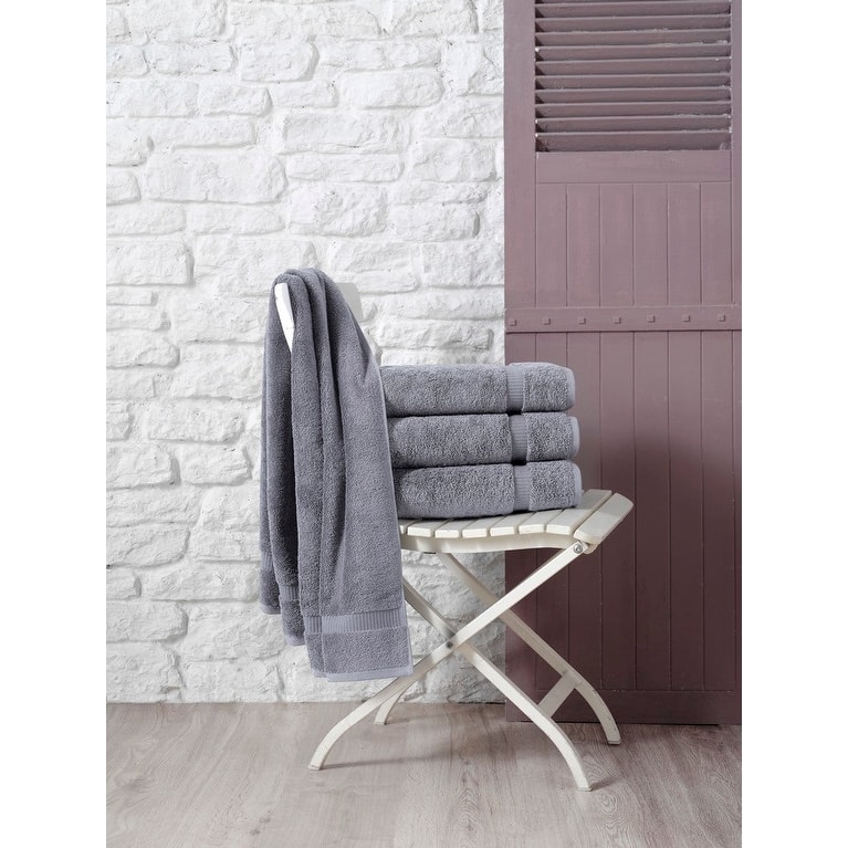 Royal Turkish Cotton Luxury Bath Towel Set & 100% Soft Turkish Cotton & Set of 4 Hotel Quality Towels