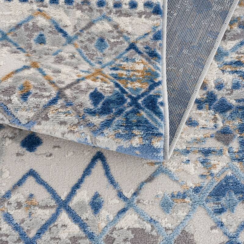 Moroccan Global Woven Area Rug - 6x9'