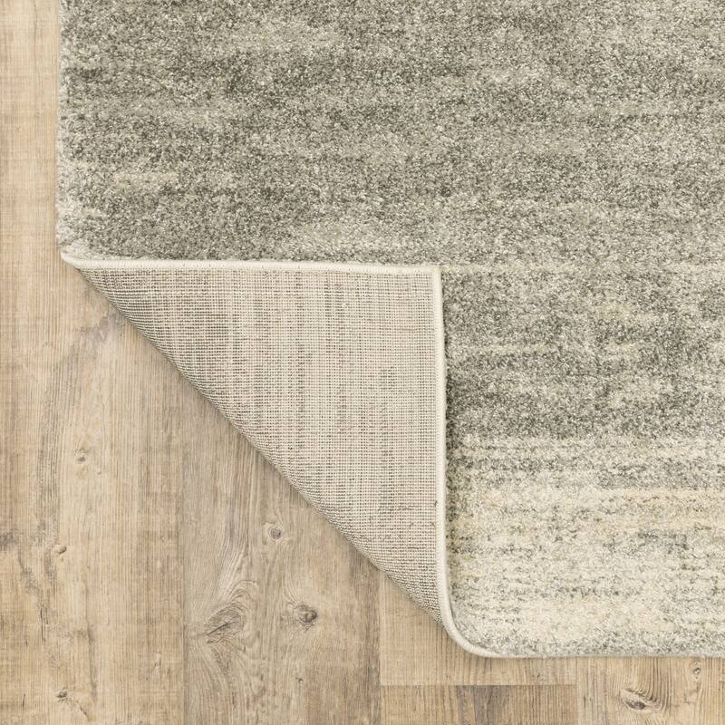 Style Haven Anton Distressed Abstract Gray Area Rug