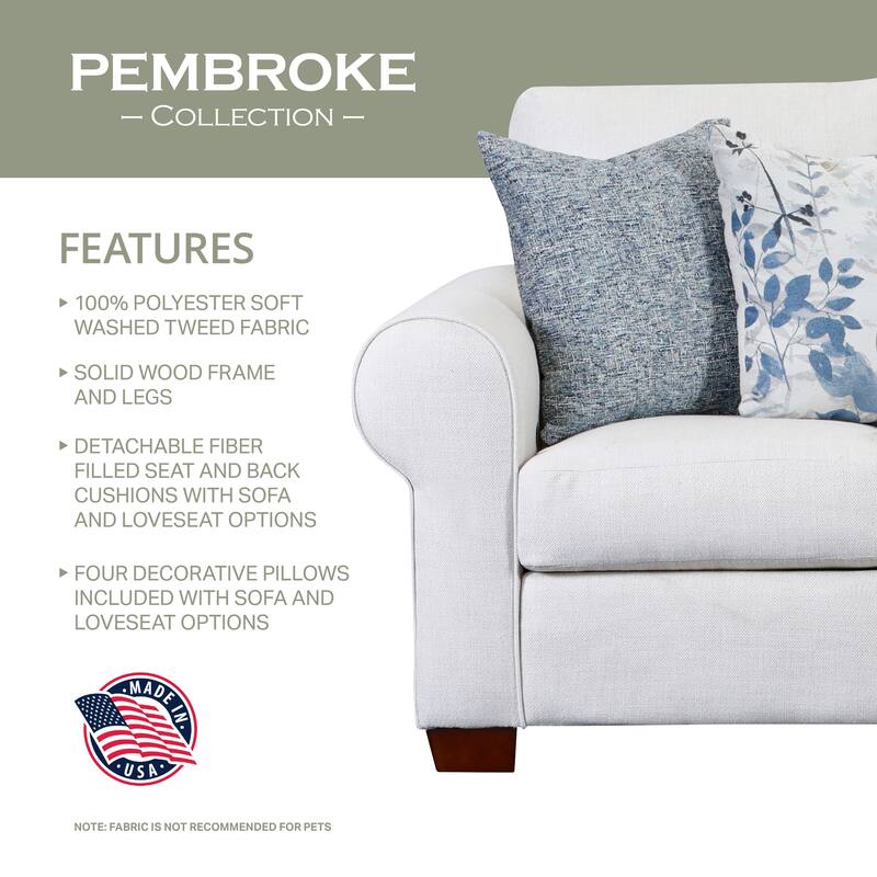 American Furniture Classics Model 8601-31 Pembroke Upholstered Chair