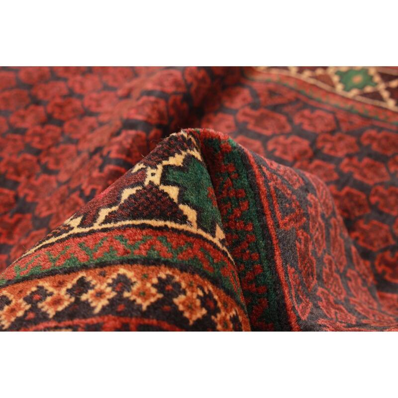 Teimani Burgundy Rug 2'11" x 4'11" - 2'11 x 4'11