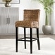 preview thumbnail 1 of 6, Portman Rattan Bar and Counter Stools by Kosas Home Bar Height