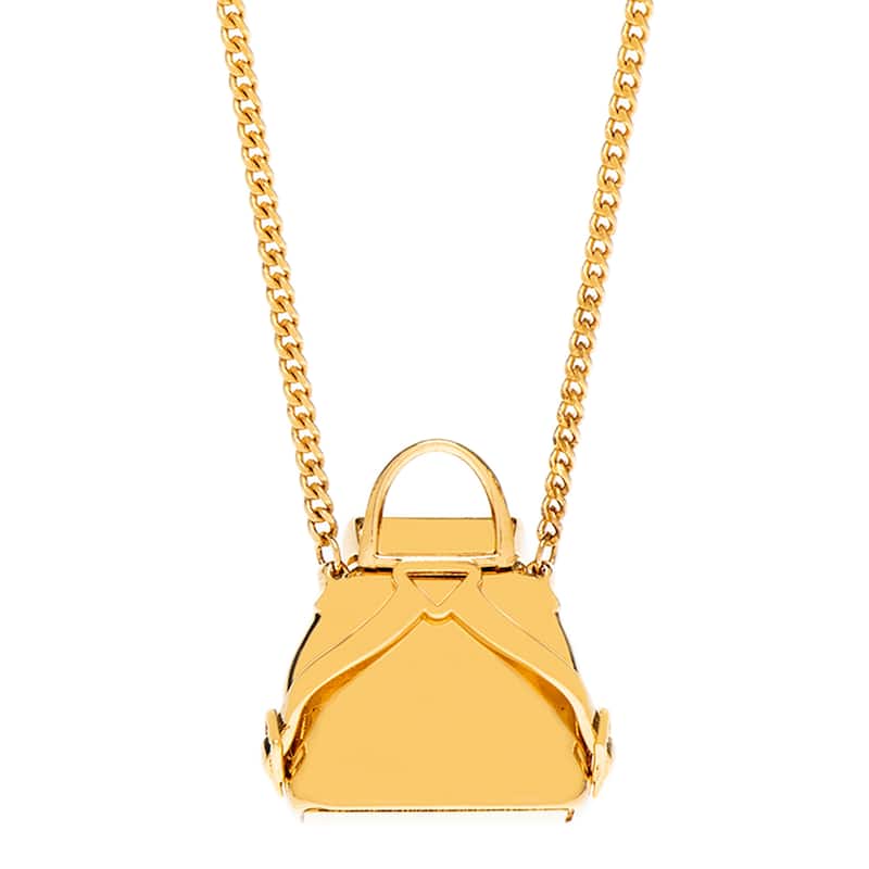 Prada Backpack Necklace - Gold-tone