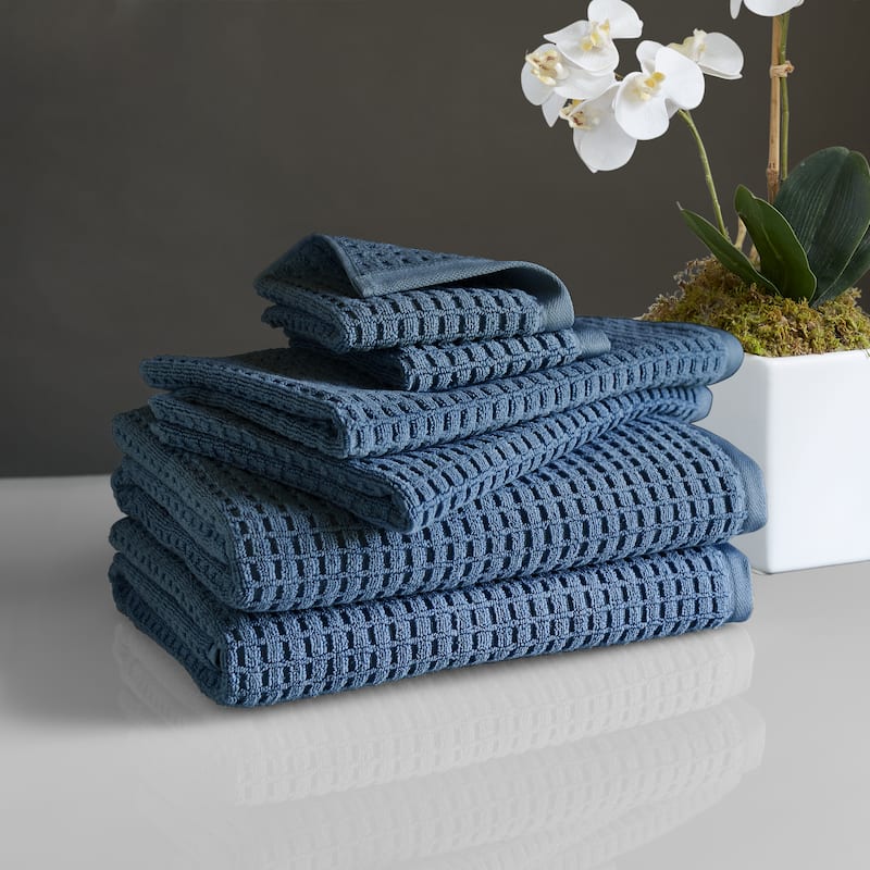 DKNY Quick Dry 6-pc Towel Set - Towel Multipack - Denim