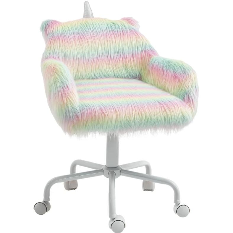 Office Chair, Plush Desk Chair with Swivel Base