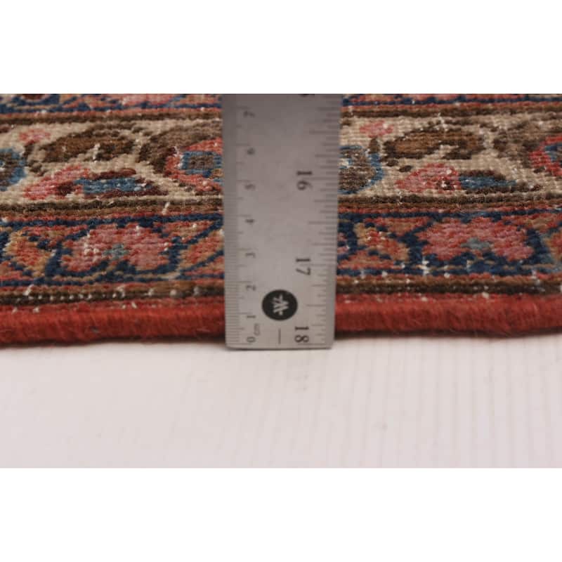 ECARPETGALLERY Hand-knotted Antalya Vintage Dark Copper Wool Rug - 9'10 x 12'2