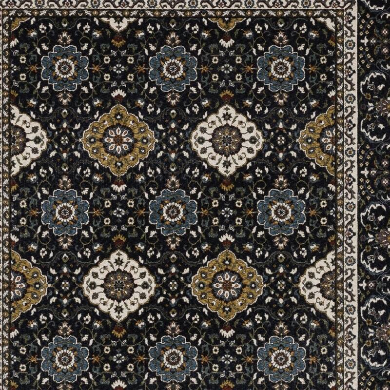 HomeRootsMedallion Traditional Rectangle Area Rug