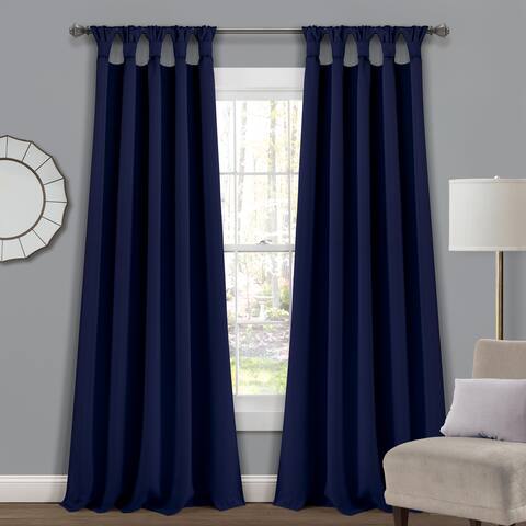 The Gray Barn Blazing Pitchforks Blackout Window Curtain Panel Pair